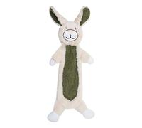 Générique Puppy Chew Toys - Large 23.6" Bunny Squeaky Plush Dog Toy with Crinkle Paper, Soft Interactive Chewer for Indoor Outdoor Play, Lightweight Long Ears Rabbit Toy for Fetch and Training