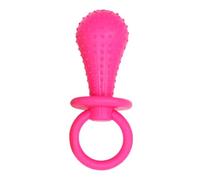 Générique Puppy Pacifier, Pet Teething Pacifier, 3.74x1.5 inches Interactive Safe Dog Calming, Teether Comfortable Design, Chew Toy Rubber for Puppies, Small Dogs, Home, Park, Outdoor Use