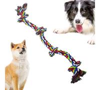 Générique Puppy Rope Toys | Fun Heavy Duty Interactive Chewing Rope,Dog Chew Toys,for Reduce Boredom Travel Beach Park Yard Home Garden Indoor Outdoor Family Time Friends Gathering