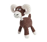Générique Puppy Teething Toys, Soft Fleece Chew Toy with Squeaker for Small to Large Breeds, Interactive Stuffed Animal and Twisted Knot Design for Puppies, Dog Chew Toys for Puppies