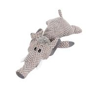 Générique Puppy Teething Toys - Soft Squeaky Elephant Interactive Dog Toy | 24cm Length, Fun Training Accessory for Play Reduce Boredom, Travel Beach, Pool Park, Home Garden, Family Time