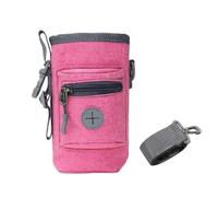 Générique Puppy Training Bag, Large Capacity Dog Snack Container with Poop Bag Dispenser, Pet Feed Reward Holder, Adjustable Strap for Walking, Outdoor Travel, and Training