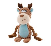 Générique Puppy Tug Toy - Interactive Rope Chew Squeaky Pet Activity Toy, Durable Dog Tugging Play Rope, Boredom Relief Training Enrichment for Family Time Indoor Outdoor Home Yard Garden Travel Use
