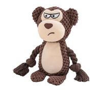 Générique Puppy Tug Toy - Interactive Squeaky Animal Rope Chew Toy, Fun Training Play Toys for Dogs to Reduce Boredom | Durable Rope Toys for Family Time Friends Gathering Travel Beach Park Yard