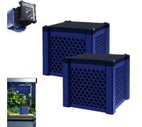 Générique Pure Cube Water Trough Filter 2.0, Eco-Aquarium Water Trough Purifier Cube - Activated Carbon Filter Media, for Fishes Tanks, Horse Trough, Pond, Activated Carbon Aquarium (2 Pcs)