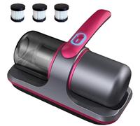 Générique Pure Sleepy Pro Bed Vacuum, 12000pa Pure Sleepy Pro Bed Vacuum Cleaner, with Washable Filter, 8,000 Vibrations per Minute, Mattress Cleaner Machine Deep (Red)