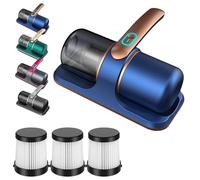 Générique Pure Sleepy Pro Bed Vacuum, 12000pa Puresleepy Pro Bed, Cordless Handheld Vacuums for Mattres, with Washable Filter, 8,000 Vibrations per Minute (Blue)