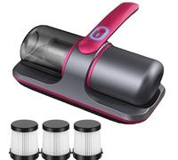 Générique Pure Sleepy Pro Bed Vacuum, 12000pa Puresleepy Pro Bed, Mattress Cleaner Machine Deep Cleaner with UV-C Light, 8,000 Vibrations per Minute (Red)
