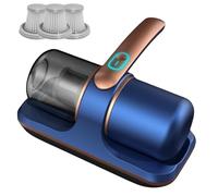 Générique Pure Sleepy Pro Bed Vacuum, 12000pa Puresleepy Pro Bed Vacuum, Mattress Cleaner Machine Deep Cleaner with UV-C Light, 8000 Vibrations per Minute for Mattress/Sofa/Pet Hair/Carpet (Blue)