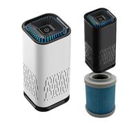 Générique Purificateur D' Portable - Système De Filtration en 3 Étapes, Nettoyant Rechargeable, Éliminateur D'odeurs À Ions Négatifs, Diffuseur D'aromathérapie Silencieux | Petit Filtre De Voyage