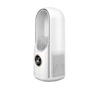 Générique Purificateur Dair sans Pales Deux en Un, Ventilateur sans Pales économe en énergie Et Efficace, Purificateur Dair sans Fil Rechargeable (White)