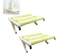 Générique Purrloft Cat Bed - Bedside Hammock with Easy Tool, Safe & Sturdy for Cats up to 50lbs, with Washable Cover for Cats, Soft Cozy Hammock for Small Rooms (2set)