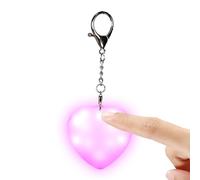 Générique Purse Glow Heart Light - Automatic Sensor, Mini Handbag Lights,rechargeable Purse Led Lamp, Touch Sensing Keychain Flashlight | Heart Shape Hanging Night Lights For Women Ladies Girl Gift