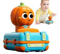 Générique Push and Go Car - Cute Cartoon Friction Toy, Stunt Vehicle, Lightweight Compact Size Easy Grip Colorful Engaging Movement | Suitable for Kids Gift Party Activity Interactive Playtime