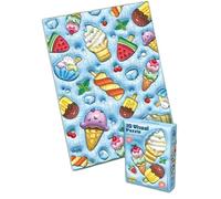 Générique Puzzle 3D Visuel Thème Crème Glacée, 120 Pièces, 60 x 43 cm, pour Enfants dès 4 Ans