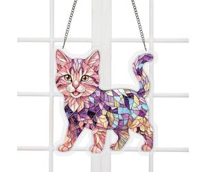 Générique Puzzle Attrape- en Acrylique À Assembler - Décoration Chat Mignon À Faire Soi-Même,Attrape- Chat - Une Décoration Intérieure De La Maison, du Salon, De La Chambre Et sur Le Balcon en