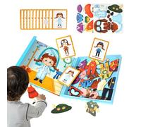 Générique Puzzle D'Habillage - Puzzles Magnétiques pour l'Assortiment des Tenues - Jouet pour Apprendre À S'Habiller,pour de 3 à 6 Ans - Anniversaire Noël Maternelle Salle de Classe et Voyage