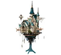 Générique Puzzle en Bois 3D, kit de modèle de château Fantastique, décoration intérieure créative et Cadeau de Collection pour Adultes et Adolescents