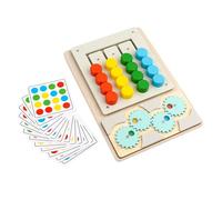 Générique Puzzle Latéral En Bois de Correspondance Des Couleurs, Jouet Interactif de Développement et de Tri Des Couleurs