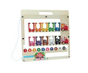 Générique Puzzle magnétique à Labyrinthe,Jeu éducatif de Chiffres et Couleurs,Plateau de tri et comptage | pour Salle de Classe, Voyages, Avion