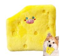 Générique Puzzle pour Chien - D'enrichissement en Peluche De Fromage De Dessin Animé, Couineur D'activité De Recherche De Nourriture Interactif pour L'entraînement Instinctif, De Jeu Int