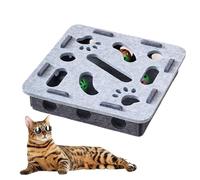 Générique Puzzle Toys for Cats - Multi-Level Interactive Toy with Moving Balls and Hidden Treat Slots, Challenging Mental Game Curious | Durable Activity Indoor Pets, Exercise, Entertainment Use