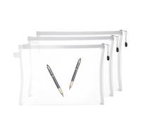 Générique Puzzles Storage Pouch, Extra Large Clear Zipper Bags, Adorable Plaything Crafts and Puzzle Zippers, Nylon Multipurpose Organizer for Games School Supplies Craft Storage, 13.27x9.84 inches