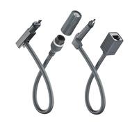 Générique PVC, Robuste connecteur Femelle RJ45 26AWG étanche | PVC robuste, conception étanche pour un de données cohérent, une liaison réseau sécurisée et une