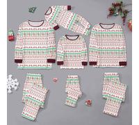 Générique Pyjama Assorti Famille Couple Ensemble Noel Femme Ado Fille Combinaison Enfant