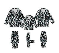 Générique Pyjama D’Intérieur Familial De Noël Pyjama Noel Famille Mélange De Coton Femme Hiver Noël Costume Pere Noel Adulte Luxe Enfant Pull Famille Tenue pour-Mom