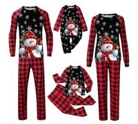 Générique Pyjama De Noel Ensemble Famille Enfant Chaud Femme Noël Fille Bebe Hiver Garcon Bébé