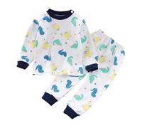 Générique Pyjama Enfant Manches Longues AdolescentTenues Détente Impression de Dessin animé Loungewear décontracté Tenue Haut et Pantalon Idée Cadeau pour Petites Filles garçons