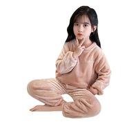 Générique Pyjama Enfant Manches Longues,AdolescentTenues Détente Impression de Dessin animé Pyjamas pour Enfants Colorier Classique vêtements Nuit Doux et Respirant Petites Filles garçons