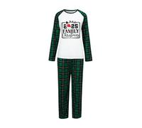 Générique Pyjama Famille Noel Assorti Ensemble Pyjama Maison Chaud Costume Famille Pyjamas Tenue de Noël Couple Christmas Ensemble Femme Homme Fille BéBé Garçon Automne Hiver Cadeau Noël Vêtements
