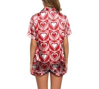 Générique Pyjama Femme Enceinte Court des Femmes Manteau Impermeable Tee Shirt Nuit Rains Short De Ete Été Pyjamas Veste Imperméable Running Pyjashort Ensemble pour
