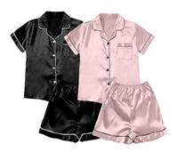 Générique Pyjama Femme Grande Taille 54 56 Pyjama Fille en Velour Robes D'éTé Originales Pyjama Femme Taille 42 Pyjama Fille 12 Ans Chat Pyjama Combinaison Femme Pyjama Femme Ete Pantalon Long