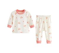 Générique Pyjama Femme Hiver Bébé Fille Garçon, Ensemble de Nuit Chaud et Doux, Tenue d'Intérieur Confortable, Vêtement Sommeil Enfant 3M-4A(6-12 Months)