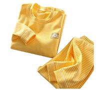 Générique Pyjama Fille Bébé garçon et Fille Chemise à Manches Longues Hauts Mignon Dessin animé Velours Automne vêtements Pyjamas Pantalons Ensemble Enfants Tout-Petits vêtements(D,18-24 Mois)