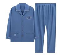 Générique Pyjama Homme Hiver Ensemble Pantalon D'intérieur Coton Ete Chaud Hawaien Drole 2 Pièces Velours Polaire Haut De Micropolaire Grande Taille Bas Survêtement