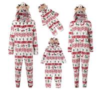 Générique Pyjama Noel pour Toute La Famille, Vetements De Noel Pyjama Famille Bleu 10 Ans Ensemble Bebe Garcon Tenue pour Femme Costume NoëL Homme