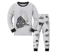 Générique Pyjama pour Garcon et Fille Deux Piece, Pyjama garçon Fille Longue Manche Nuit Doux Confortable Tout-Petit 1 à 9 Ans Ensemble vêtement bébé Enfant Chaud Maison