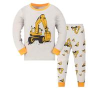 Générique Pyjama pour Garcon et Fille Deux Piece, Pyjama garçon Fille Longue Manche Nuit Doux Confortable Tout-Petit 1 à 9 Ans Ensemble vêtement bébé Enfant Chaud Maison
