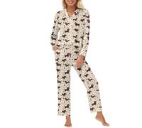 Générique Pyjama pour La Saint Valentin Ensemble Deux Pièces Doux sans Cordon pour Nuits Et Matinées Relaxantes Pyjama Femme Agréable Et Pratique Tenue De Nuit Femme La Saint Valentin
