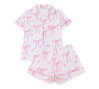 Générique Pyjama Short Femme Pyjamas Chaud Sleepwear Ample Für Chemise De Nuit Nuisette Elástique Une Taille Pijamas-Confort