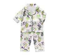 Générique Pyjamas à Faire Soi Même pour Enfants Pyjama Fille Ensemble de uni pour Tout Petits décontracté stylé Tenue de Maison Quotidien élastique Enfants