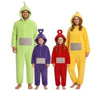 Générique Pyjamas Costume Déguisement Unisexe Adulte Combinaison Famille Assortis Pyjamas Polaire Animaux Pyjama Rigolo Grenouillères Fête Ensembles Idéal pour Le Carnaval, Halloween et Noël