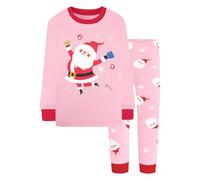 Générique Pyjamas de NoëL Pyjama imprimé Vacances pour garçons,Haut à Manches Longues et Pantalon,vêtements de Nuit Confortables pour Enfants,Tenue soirée Festive en Famille(4-5 Ans)