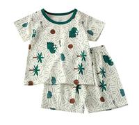 Générique Pyjamas pour Filles Ensemble Pyjama Kawaii Vêtement de Nuit Court Manches Courte Tops et Short Ado Fille Petite Le Carnaval la Fête d'halloween