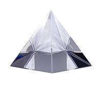 Générique Pyramide prismatique en Cristal Optique Outil de Physique et Science Accessoire Photographie décoration Bureau Jouet Amusant pour Adultes