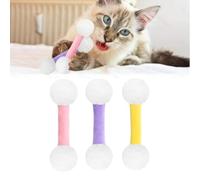 Générique Q Tip Cat Toy, Giant Qtip Cat Toy Set with Catnip, Soft Plush Kittys QTip Amusement with Catnip, Sturdy Teething Chewtoy, Interactive Kitty Kick Sticks (3pcs*E)